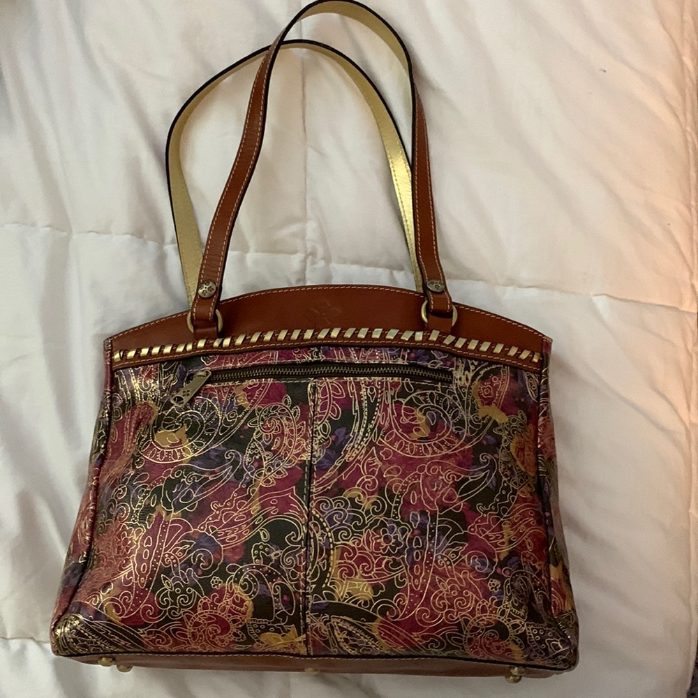 Patricia Nash Multicolor Paisley Shoulder Bag